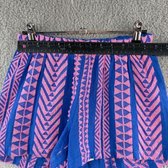 Devotion Twins Fourní Embroidered Cotton Shorts Pink Blue XS NWT - Picture 3 of 13